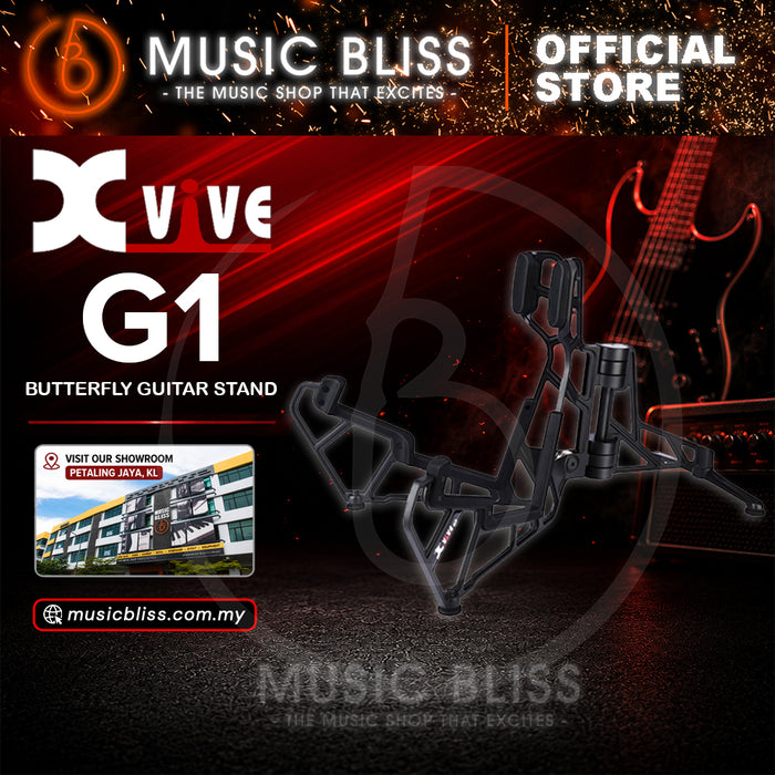 Xvive G1 Butterfly Lightweight Aluminum Guitar Stand Designed In Germany