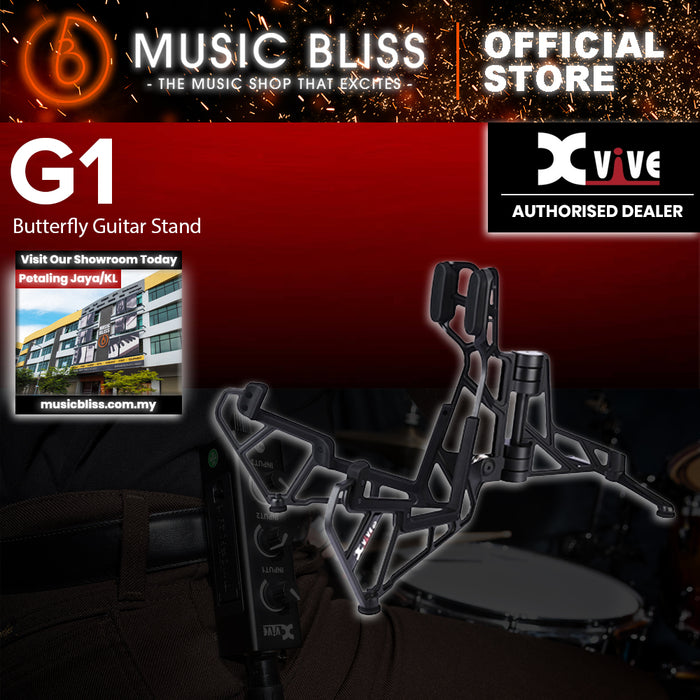 Xvive G1 Butterfly Lightweight Aluminum Guitar Stand Designed In Germany