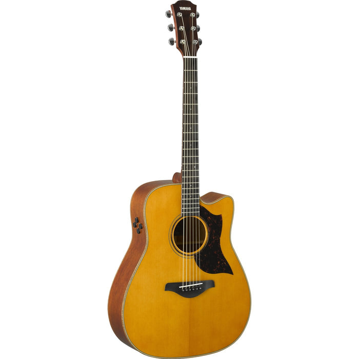 Yamaha A3M ARE Dreadnought Cutaway Acoustic-Electric Guitar with Hard Bag