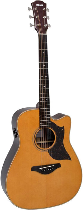 Yamaha A5M ARE Dreadnought Cutaway Acoustic-Electric Guitar with Hardcase - Vintage Natural [MADE IN JAPAN]