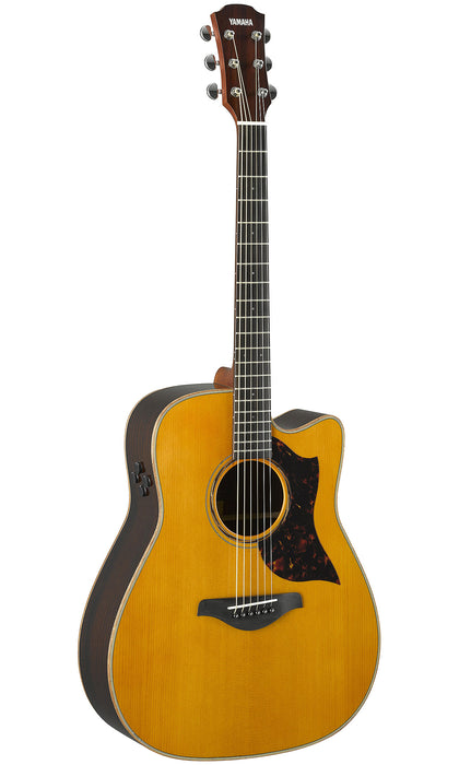 Yamaha A3R ARE Dreadnought Cutaway Acoustic-Electric Guitar with Hard Bag - Vintage Natural