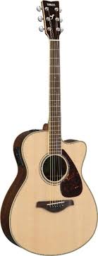 Yamaha FSX830C Concert Cutaway Acoustic-Electric Guitar - Natural