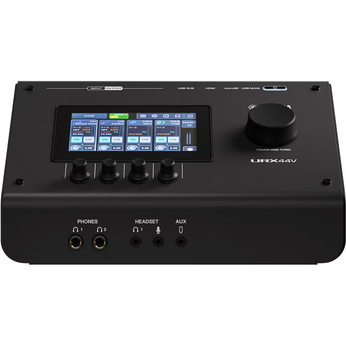 Yamaha URX44V USB-C Audio and Video Interface - Black