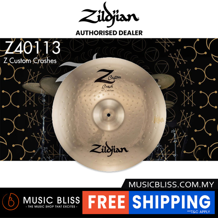 Zildjian 16" Z Custom Crash Cymbal