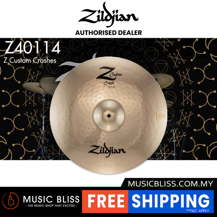 Zildjian 17" Z Custom Crash Cymbal
