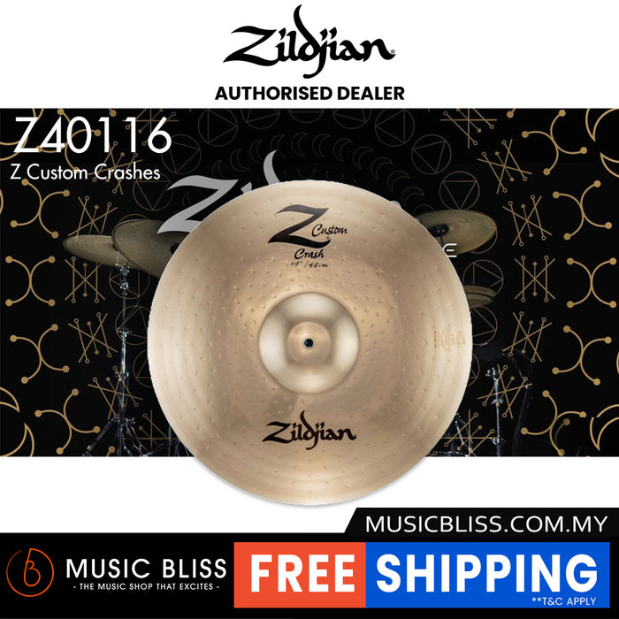 Zildjian 19" Z Custom Crash Cymbal