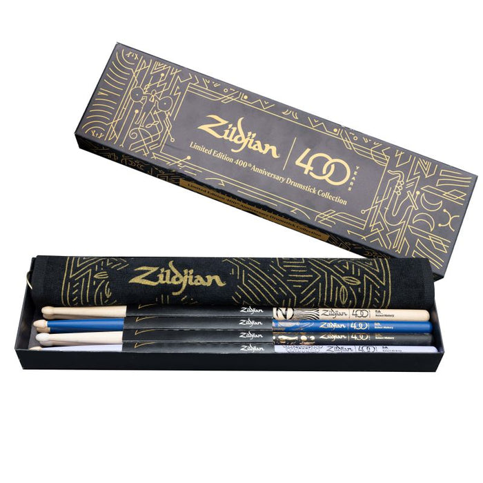 Zildjian Limited Edition 400th Anniversary Drumstick Bundle - Music Bliss Malaysia