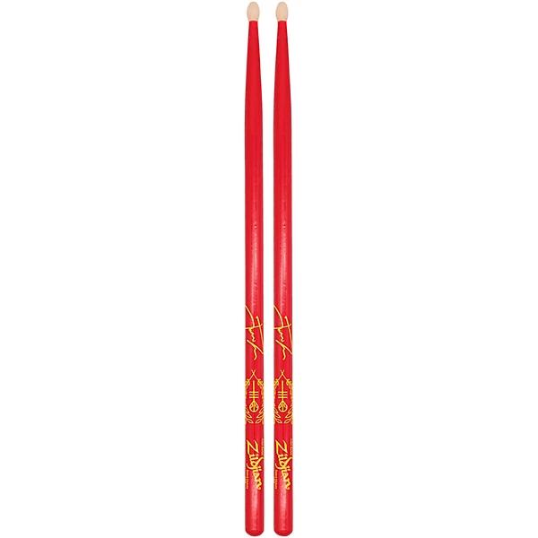Zildjian Josh Dun Artist Series Drumsticks - Clancy Red