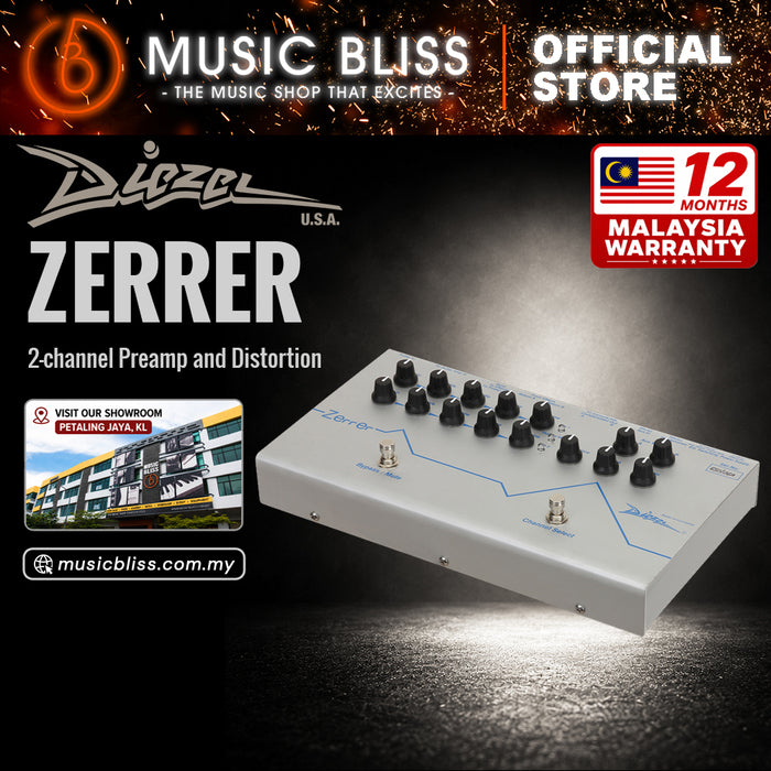 Diezel Zerrer 2-channel Preamp and Distortion Pedal