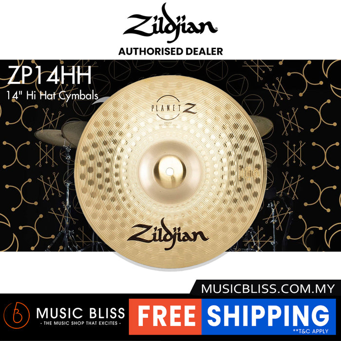 Zildjian Planet Z 14" Hi Hat Cymbals