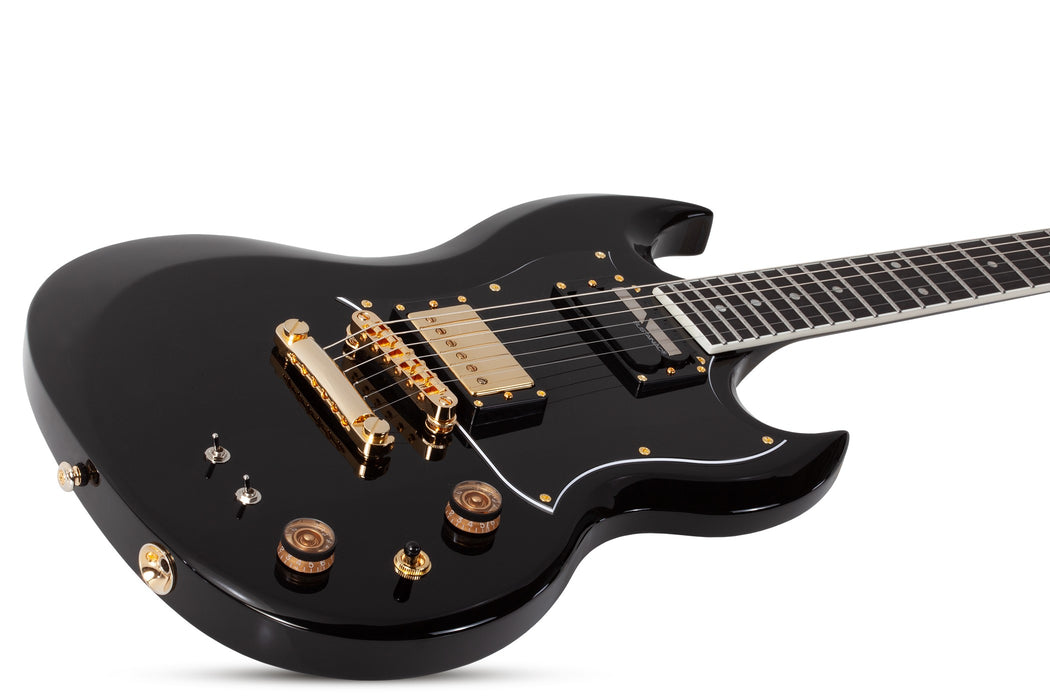 Schecter ZV-H6LLYW66D-S Electric Guitar - Gloss Black