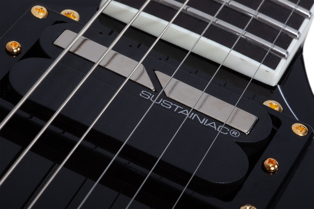 Schecter ZV-H6LLYW66D-S Electric Guitar - Gloss Black