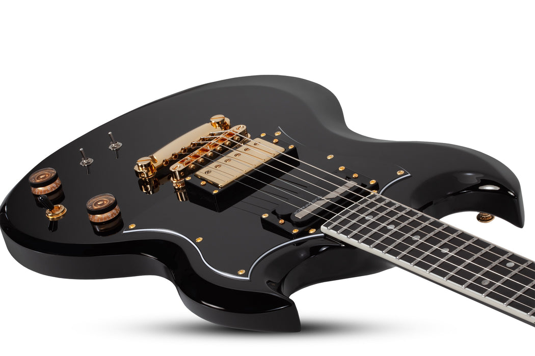 Schecter ZV-H6LLYW66D-S Electric Guitar - Gloss Black