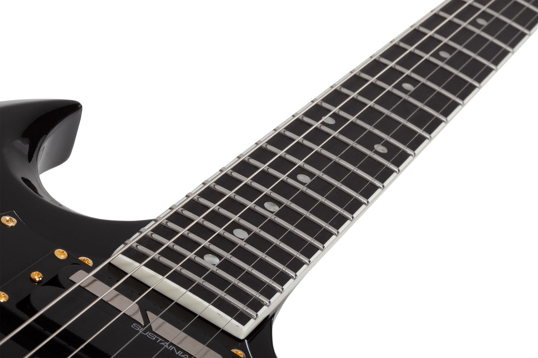 Schecter ZV-H6LLYW66D-S Electric Guitar - Gloss Black
