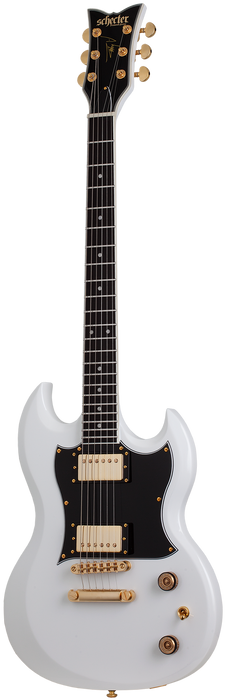 Schecter ZV-H6LLYW66D Electric Guitar - Gloss White