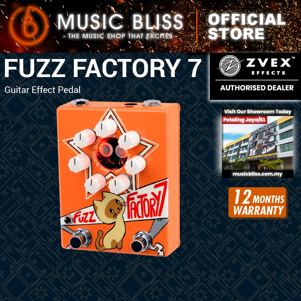 ZVEX HP Fat Fuzz Factory 7 Guitar Effect Pedal | Music Bliss Malaysia