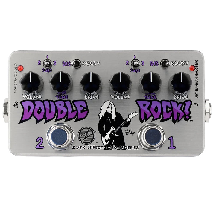 ZVEX Vexter Double Rock Guitar Effect Pedal