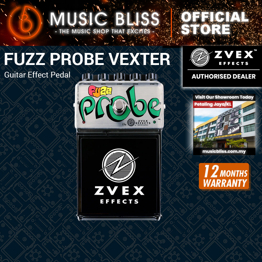 ZVEX Vexter Fuzz Probe Guitar Effect Pedal | Music Bliss Malaysia