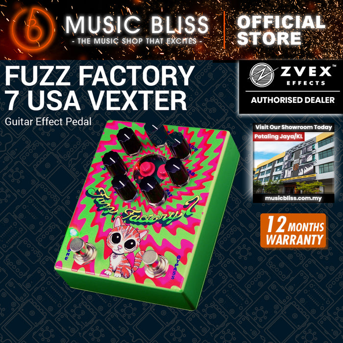 ZVEX Vexter USA Fuzz Factory 7 Guitar Effect Pedal