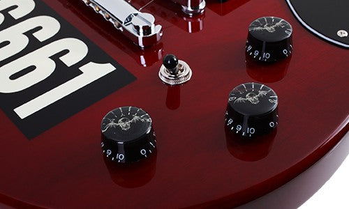 Schecter ZV Custom Reissue Electric Guitar - See-Thru Cherry with 6661 Graphic