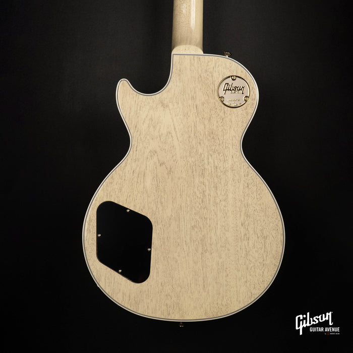 GIBSON JO BRANKO SELECT MADE TO MEASURE LES PAUL CUSTOMS 7A QUILT TOP - V3 NECK - OCEAN BLUE - TV WHITE BACK W/STINGER GLOSS NH