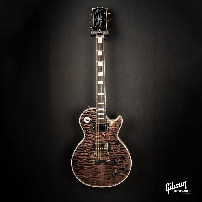 GIBSON JO BRANKO SELECT MADE TO MEASURE LES PAUL CUSTOM 7A QUILT TOP - V3 NECK - COBRA - TV WHITE BACK W/STINGER GLOSS NH