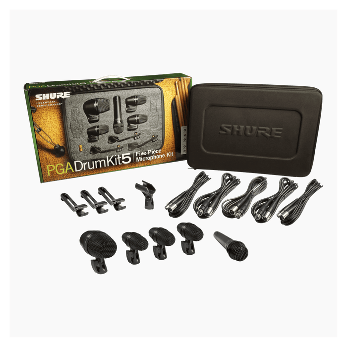 Shure PGADRUMKIT5 5-piece Drum Microphone Kit