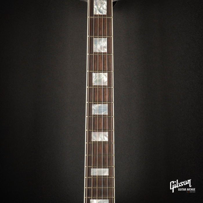 GIBSON JO BRANKO SELECT MADE TO MEASURE LES PAUL CUSTOM 7A QUILT TOP - V3 NECK - COBRA - TV WHITE BACK W/STINGER GLOSS NH