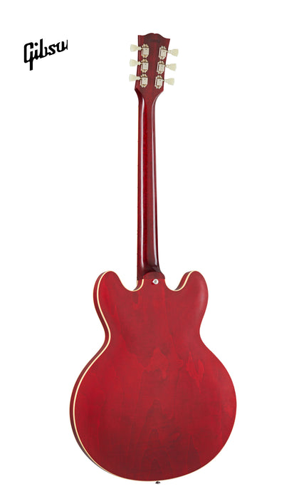 GIBSON 1964 ES-335 REISSUE VOS SEMI-HOLLOWBODY LEFT-HANDED ELECTRIC GUITAR - 60S CHERRY - Music Bliss Malaysia