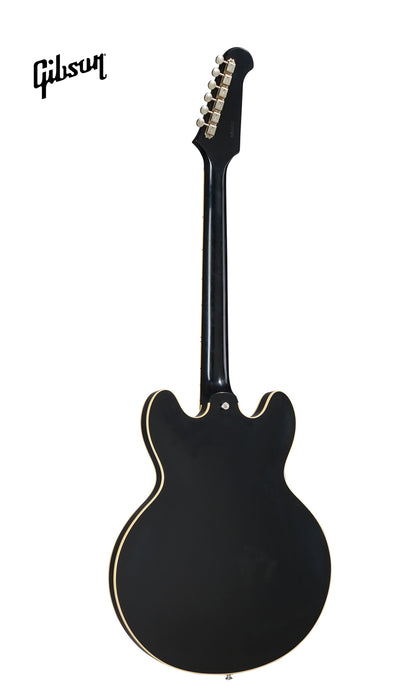 GIBSON 1964 TRINI LOPEZ STANDARD REISSUE VOS SEMI-HOLLOWBODY LEFT-HANDED ELECTRIC GUITAR - EBONY - Music Bliss Malaysia