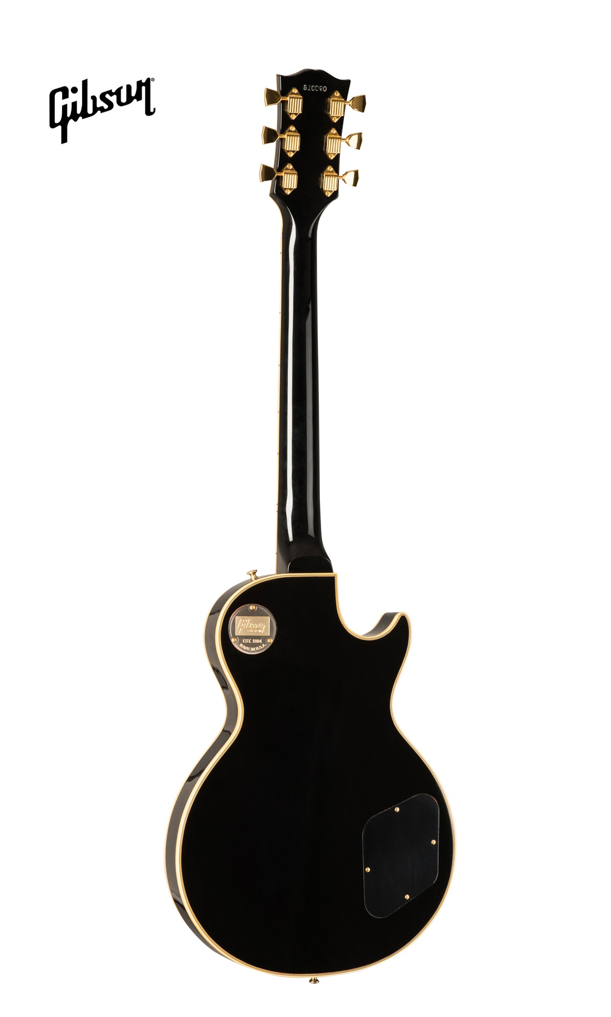 GIBSON 1968 LES PAUL CUSTOM REISSUE LEFT-HANDED ELECTRIC GUITAR - EBONY ...