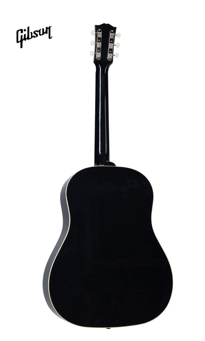 GIBSON 50S J-45 ORIGINAL LEFT-HANDED ACOUSTIC-ELECTRIC GUITAR - EBONY - Music Bliss Malaysia