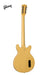 GIBSON 1958 LES PAUL JUNIOR DOUBLE CUT REISSUE VOS LEFT-HANDED ELECTRIC GUITAR - TV YELLOW - Music Bliss Malaysia
