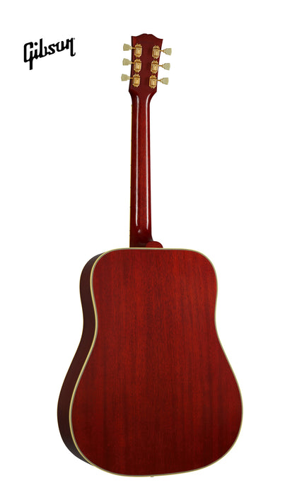 GIBSON 1960 HUMMINGBIRD, FIXED BRIDGE LEFT-HANDED ACOUSTIC GUITAR - HERITAGE CHERRY SUNBURST - Music Bliss Malaysia