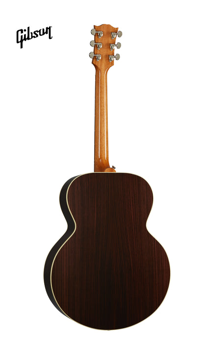 GIBSON SJ-200 MONARCH ROSEWOOD LEFT-HANDED ACOUSTIC GUITAR - ANTIQUE NATURAL - Music Bliss Malaysia