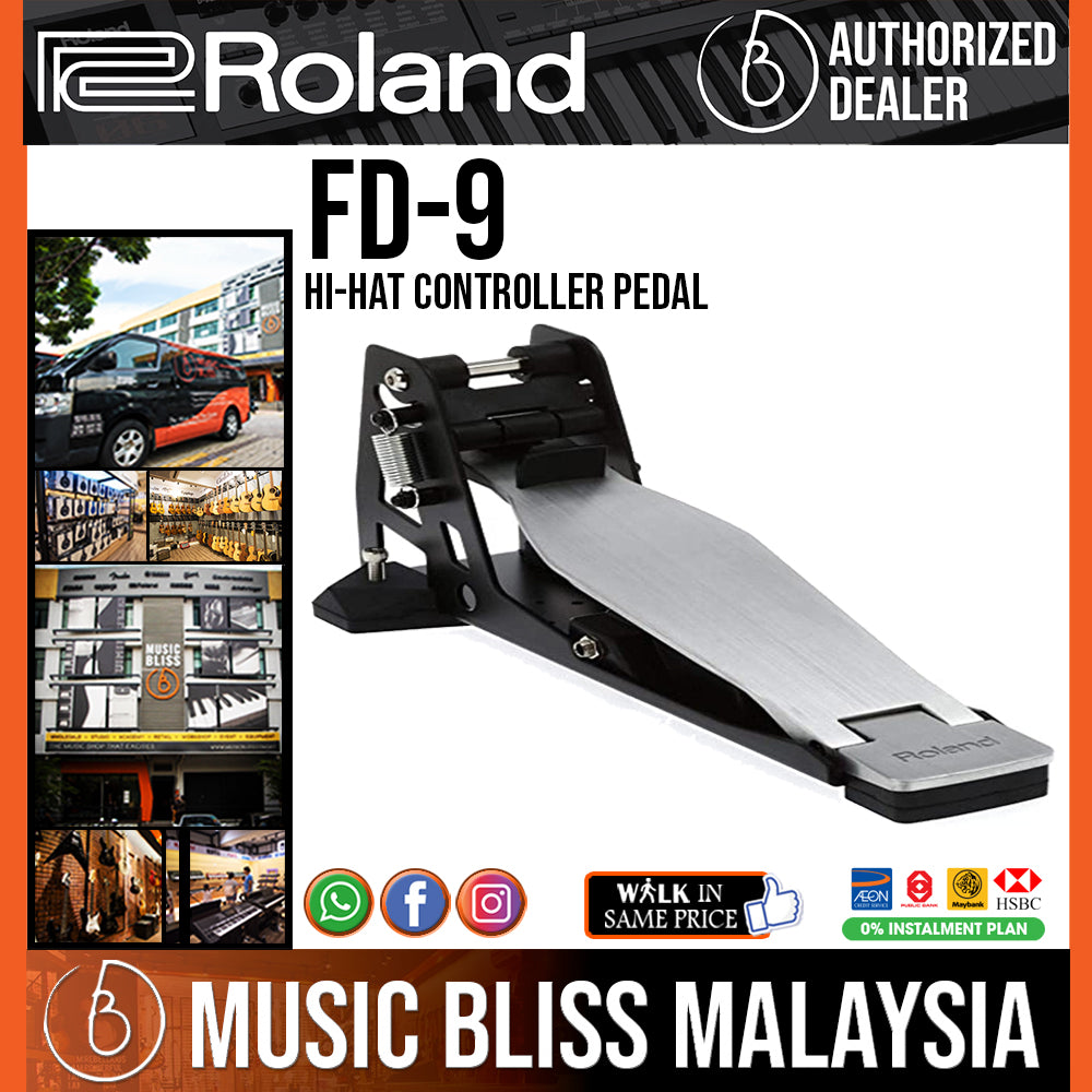 roland fd-9 hi-hat controller pedal Control Drum (FD9) Nylon Platform Pedals, Red Veo Ports:Standard With the Roland FD