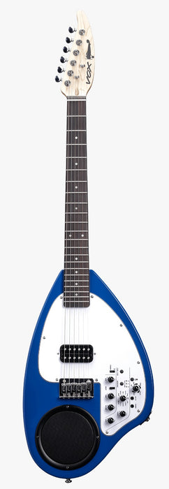 Vox APC-1 Electric Travel Guitar with Built In Amp & Rhythm - Blue Metallic