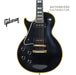 GIBSON 1954 LES PAUL CUSTOM STAPLE PICKUP REISSUE VOS LEFT-HANDED ELECTRIC GUITAR - EBONY - Music Bliss Malaysia