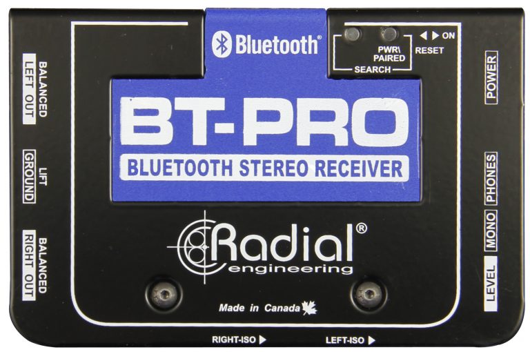 Radial Engineering BT-Pro Bluetooth Receiver 2-channel Active Direct Box - Music Bliss Malaysia