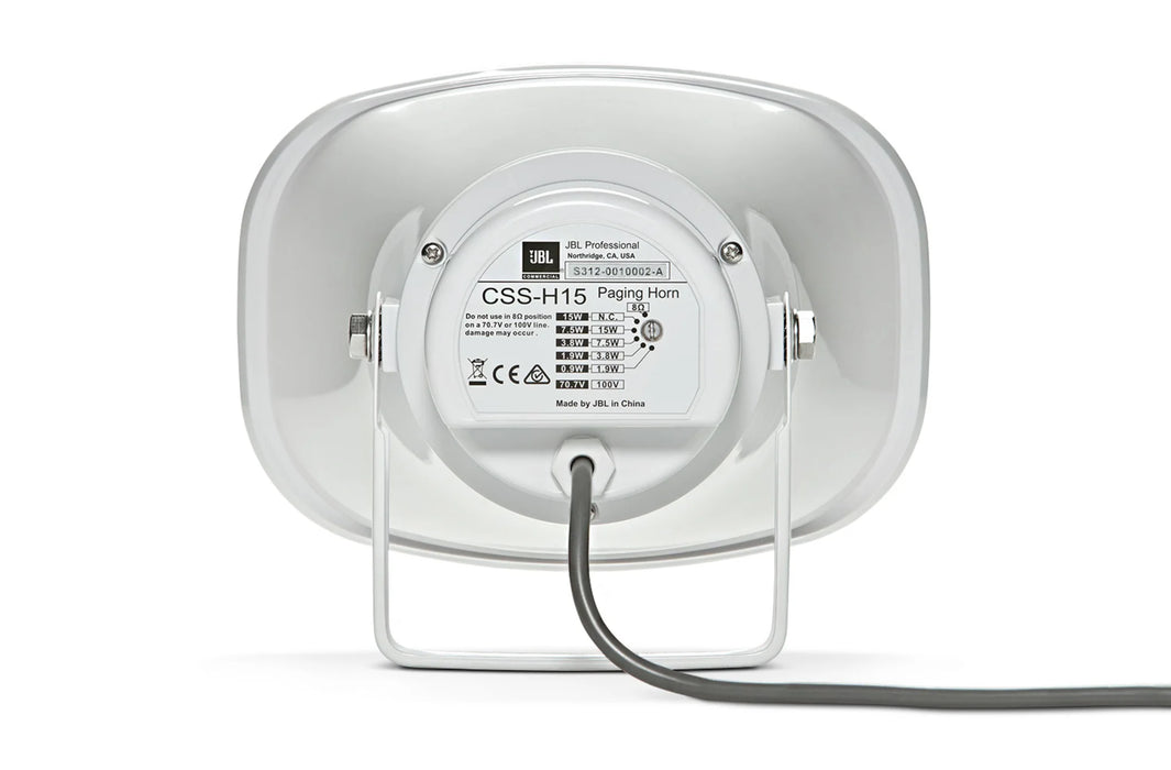 JBL CSS-H15 15W Commercial Solutions Series Paging Horn
