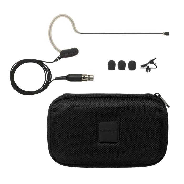 Shure MX153B/O Omnidirectional Earset Microphone for Shure Wireless - Black