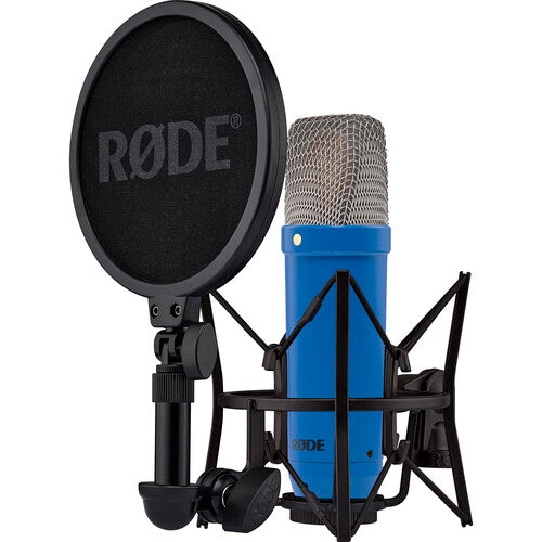 Rode NT1 Signature Series Condenser Microphone with SM6 Shockmount and Pop Filter - Cobalt