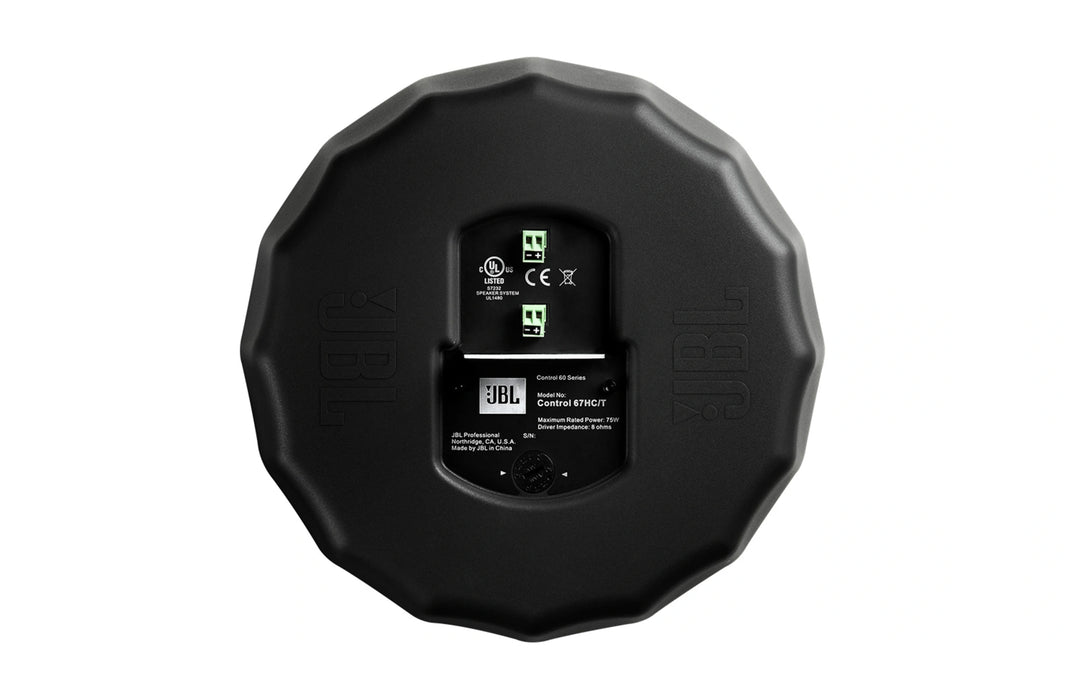 JBL Control 67HC/T Narrow 75° Coverage HighCeiling Pendant Speaker - Pair - Black