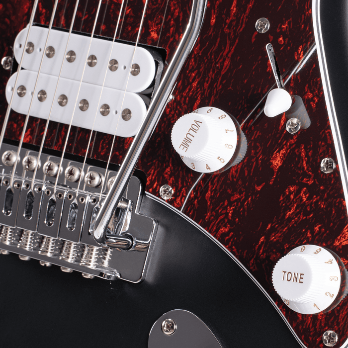 Cort G110 Electric Guitar with Bag - Open Pore Black