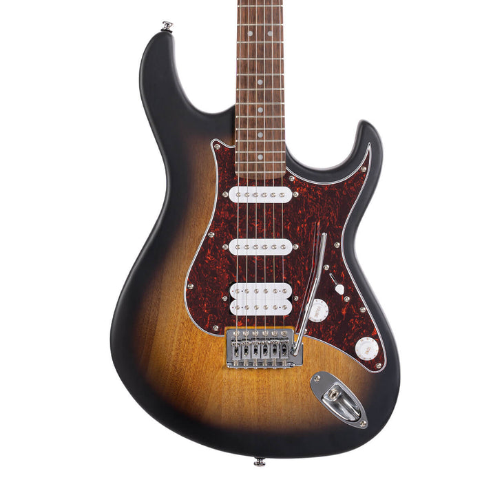 Cort G110 Electric Guitar with Bag - Open Pore Sunburst