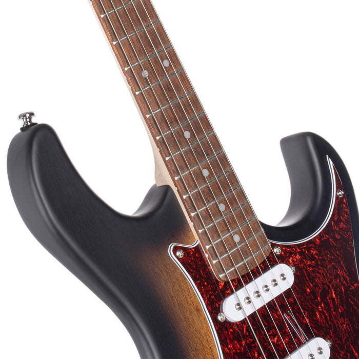 Cort G110 Electric Guitar with Bag - Open Pore Sunburst