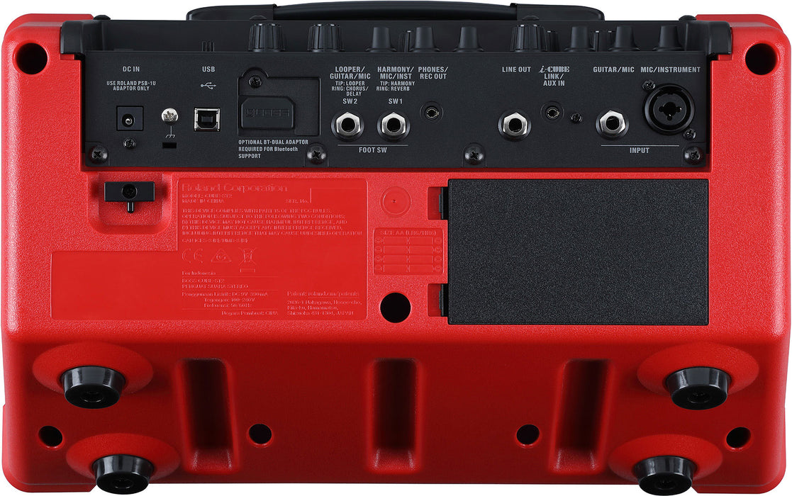 Boss CUBE Street 2 - 2x6.5" 10-watt Battery Powered Combo Amp - Red
