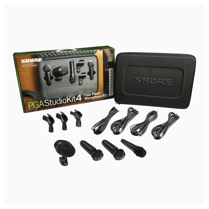 Shure PGASTUDIOKIT4 4-piece Microphone Kit