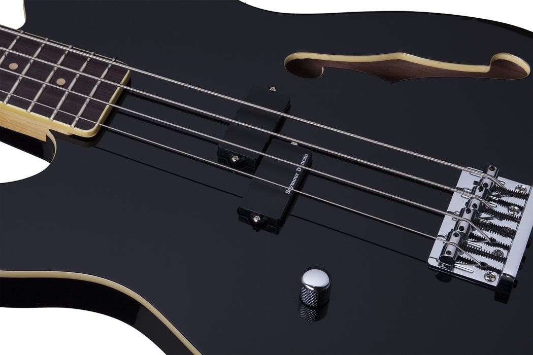 Schecter dUg Pinnick Baron-H Electric Bass Guitar - Gloss Black