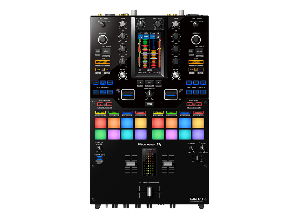 Pioneer DJ DJM-S11 2-channel Mixer for Serato DJ